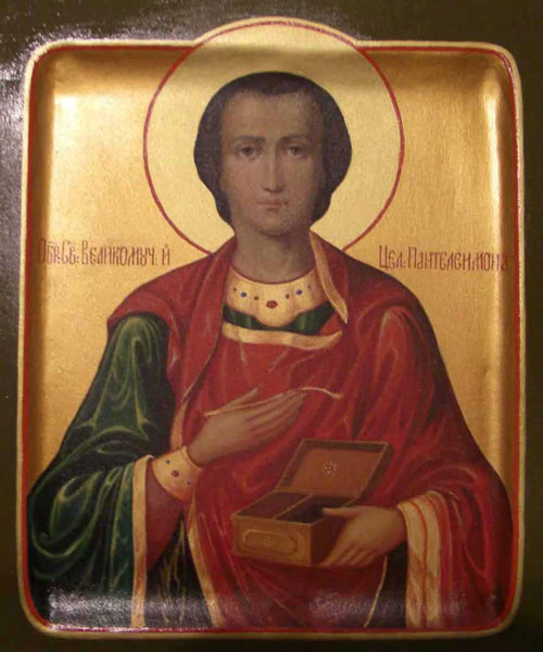Икона Пантелеимону Целителю